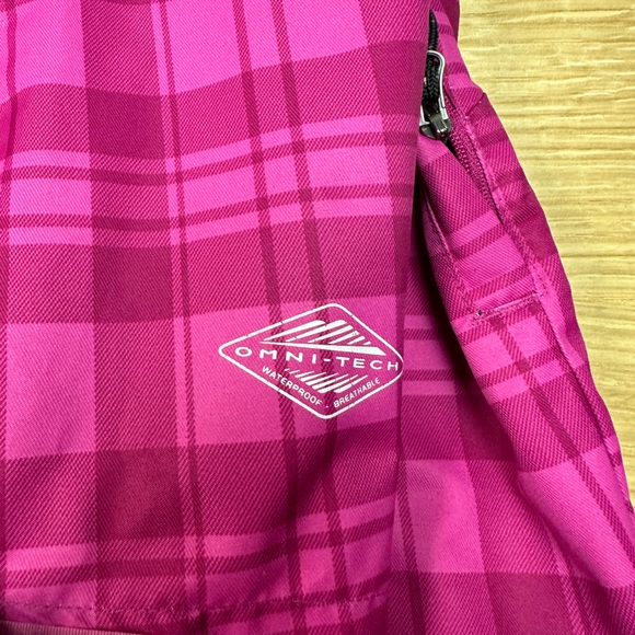 COLUMBIA, Woman's Interchange Jacket, Outer Shell, Pink Plaid, Size Large - Picture 5 of 13